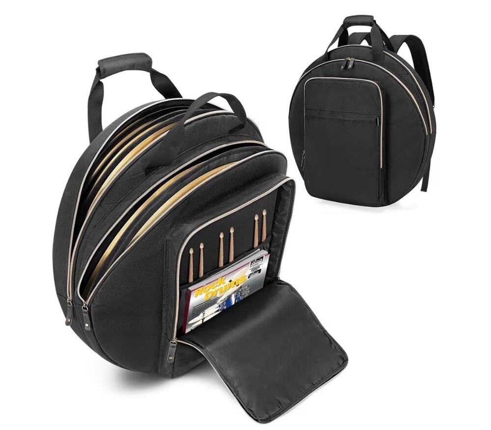 Damero 22" Double Layer Cymbal Backpack Gig Bag